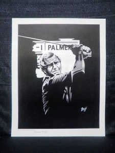 Masters Champion Arnold Palmer Edward Roge PGA Golf Limited Edition Lithograph - Picture 1 of 3