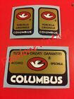 Columbus  Kit Forcella originale decalcomanie  3 pz/adesivi/stickers