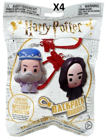 LOT OF 4 Harry Potter Backpack Buddies Series 2 Blind Surprise Bags NEW Cover