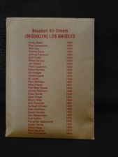 Los Angeles / Brooklyn Dodgers APBA All-Timers BAT (From 1999) - 2+ Discount