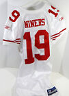 2009 San Francisco 49ers Niners #19 Game Issued White Jersey 44 DP26451