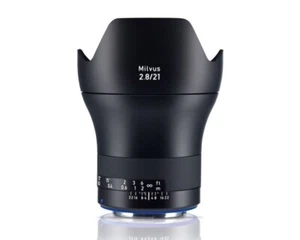 Zeiss 21mm f2.8 Milvus Wide Angle SLR Lens Canon ZE Fit - Picture 1 of 1