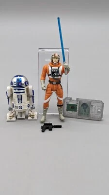 Kenner 1995 Star Wars Luke Skywalker 1998 R2-D2 con figuras de cohetes de refuerzo Foto 1 de 4