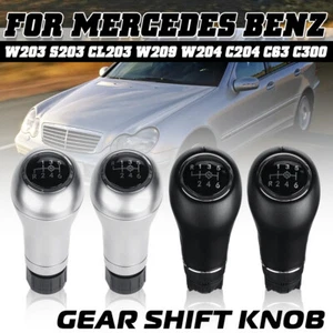 6 Speed Gear Shift Knob Fit For Mercedes-Benz W203 CL203 S203 W209 W204 C204 - Picture 1 of 12