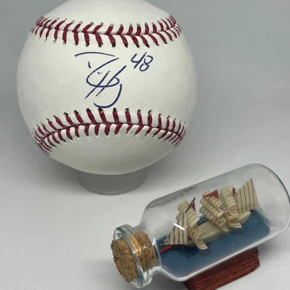 Ryon Healy signed Rawlings OML Baseball JSA COA Mariners A's Auto A2989 - Image 1 of 1
