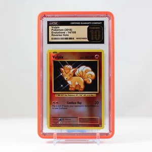 Pokémon Vulpix Reverse Holo 14/108 XY Evolutions - CGC 10 PRISTINE - POP 1 - Picture 1 of 4