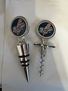Los Angeles DODGERS Logo Weinstopfen & Weinöffner Set - Wein Zubehör - Bild 1 von 2