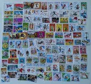 Olympics Summer Stamps Collection - 100 to 1000 Different Stamps  - Picture 1 of 1