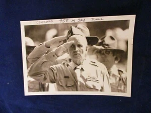 Glossy Press Photo 1981 Concord Massachusetts military veterans - Picture 1 of 1