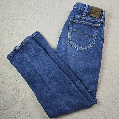 Lee Regular Jeans Mens 36x34 Blue Denim Regular Fit Outdoors Workwear Cowboy - Image 1 of 4