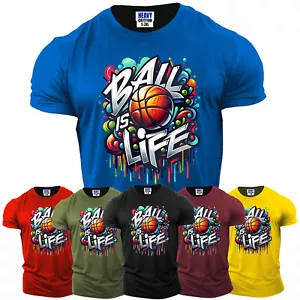 T-shirt uomo manica corta squadra sportiva basket americana USA divertente nuova maglietta regalo - Foto 1 di 12
