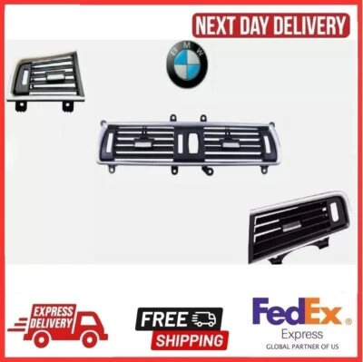 Juego de rejilla de aire central izquierda derecha BMW F07 serie 5 GT 535i 550i OEM NUEVO Foto 1 de 4