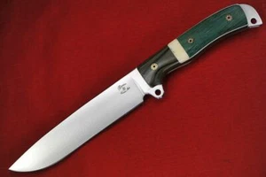 Busse Custom S.C.A.B.J. Anorexic Boss Jack .156" Satin INFI G-rexed Giraffe Bone - Picture 1 of 12