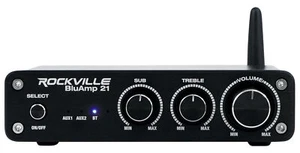 Rockville BLUAMP 21 SCHWARZ 2.1 Kanal Bluetooth Home Audio Verstärker Receiver - Bild 1 von 6