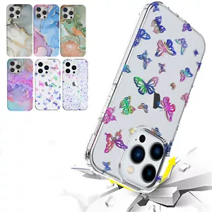 Custodia antiurto silicone sottile modello marmo IMD per iPhone 15 Pro Max 15 Plus - Foto 1 di 13