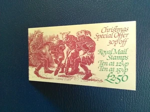 G B FOLDED BOOKLET STAMPS 1982 CHRISTMAS £2.50 NO FX5. - Picture 1 of 2