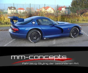 CUP faldones laterales accesorios para Dodge Viper GTS Side Skirts listones faldones - Imagen 1 de 4