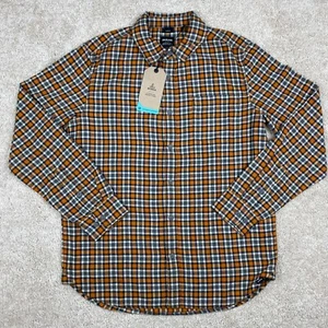 Prana - Los Feliz Long Sleeve Flannel Shirt NWT (Mens Small Slim Fit) RSP $89 - Picture 1 of 9