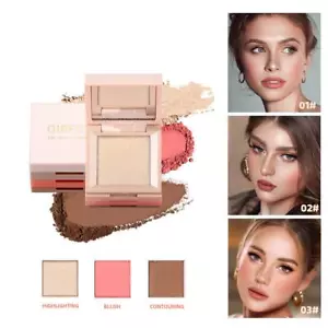 Gesichtskontur Highlight Rouge 3 in 1 Make-up Set Hochglanz Puder Rouge✨y - Bild 1 von 16