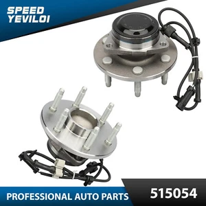 Par de bujes de cojinete de rueda delantera 2x2 para Chevy GMC Silverado Sierra 1500 Yukon 99-06 - Imagen 1 de 8