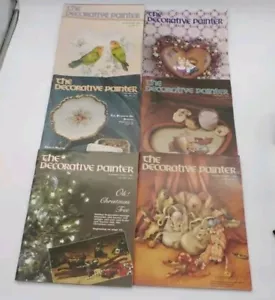 The Decorative Painter Magazine 6 Issues/year 1986 Tole Art Crafting Patterns - Imagen 1 de 7