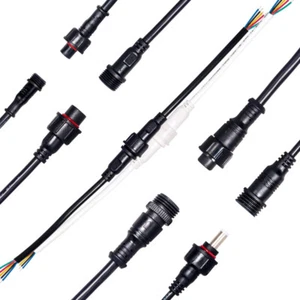 5 Paare im freien wasserdichte LED Verbinder Anwendbar 0,3mm/0,75mm Plastik - Bild 1 von 5