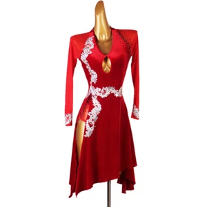 NEU Latino salsa Kleid TanzKleid LatinaKleid Latein Kleid Turnierkleid#F579 - Bild 1 von 21