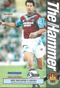 Football Programme WEST HAM UNITED v CHELSEA Oct 1993 - Picture 1 of 1