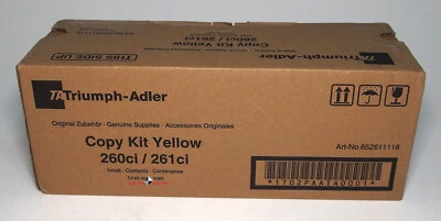 TRIUMPH ADLER TA Triumph-Adler Toner Copy Kit 260 ci 261ci Yellow Gelb 652611116