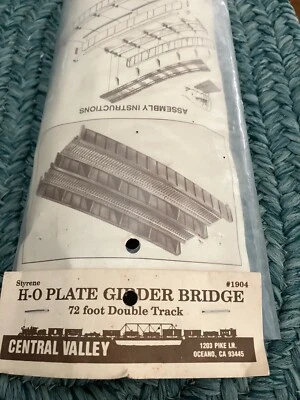 Puente de viga HO Central Valley 72', #1904, NUEVO Foto 1 de 2
