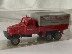 s.e.s. Berlin 1/87 IFA G5 Truck DDR Feuerwehr East German Fire Brigade Rare!!