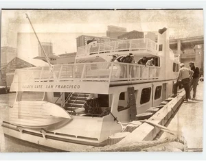 Commuter FERRY Golden Gate SAN FRANCISCO BAY Kalifornien 1970 Pressefoto - Bild 1 von 2