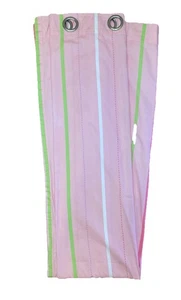 Target Circo 1 rosa gestreifte Gardine Panel mit Ösen 53”B X 83”L - Bild 1 von 3