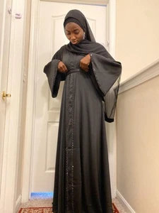 Abaya Dubai muslim women abaya islamic dress women garment hijab kaftan - Picture 1 of 3