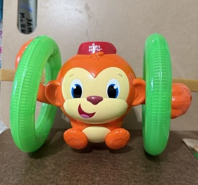 Baby Kids II Bright Stars Rolling Monkey - ¡Juguete musical iluminado para diversión sin fin! Foto 1 de 4