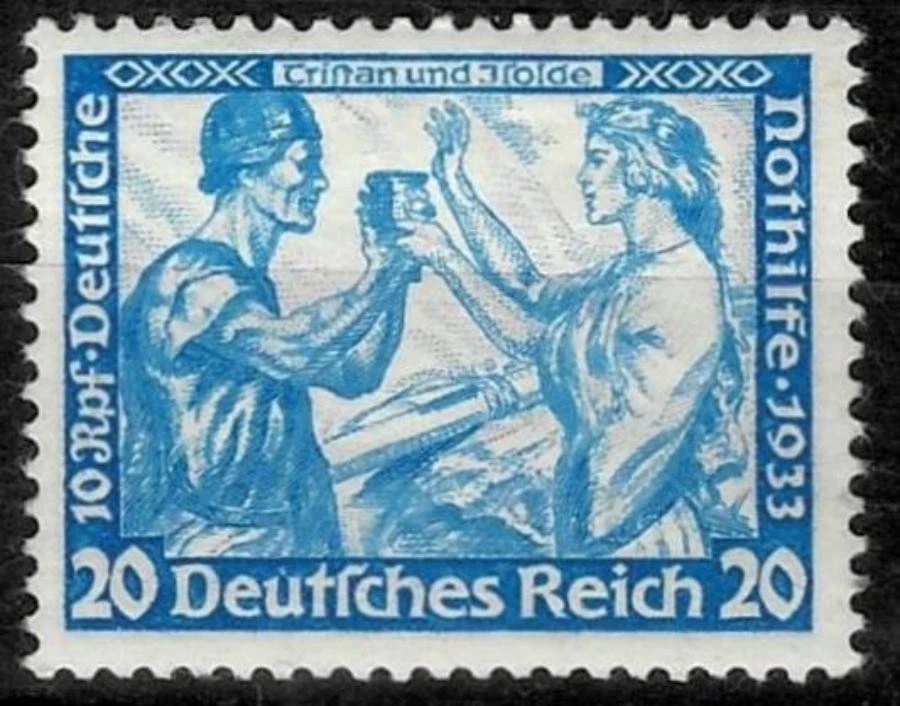 Germany Third Reich 1933 ☀ 20pf Wagner Mi. 505 ☀ MNH (**) - Image 1 of 2