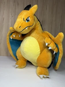 Pokemon Peluche Zaino Charizard Peluche Bambola Borsa Imbottita Soffice dal Giappone Nuovo - Foto 1 di 10