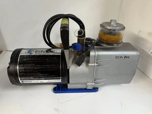 GLOBESAVER GVP12 VACCUUM PUMP 12CFM 2STAGE PULLS DOWN TO 28 INCHES - Picture 1 of 5