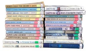 Janette Oke Book Lot of 25 Christian Fiction Novels Inspirational Romance - Picture 1 of 17