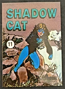 1986 Comic Bilder offizielle Marvel Universum Aufkleber #11 Shadowcat - Art Adams - Bild 1 von 3