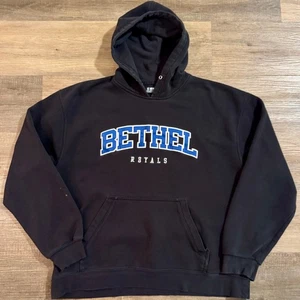 Pre-Owned Bethel University Royals Hoodie Sweatshirt Black Gear For Sports XL - Picture 1 of 7