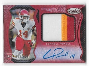 2021 Panini Certified - Freshman Fabric Mirror Signatures Cornell Powell #240... - Picture 1 of 2