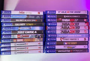Sony PlayStation 4 PS4 Games Tested - You Pick Video Game Lot USA Fast Shipping! - Picture 1 of 97