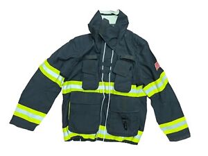 Viking Hainsworth Firefighters Outer Shell Turnout Gear Coat Size C 44" / S 34"