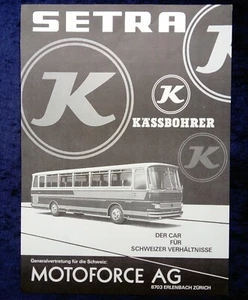 Kässbohrer Setra, Bus, originale Werbung aus 1969 - Picture 1 of 1