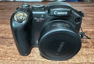 *FOR PARTS Or REPAIR *. Canon PowerShot S3IS 6.0 Mega Compact Digital Camera - Picture 1 of 5