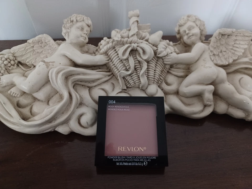 REVLON POWDER BLUSH - #004 ROSY RENDEZVOUS - BRAND NEW - 0.17 OZ. - Image 1 of 1