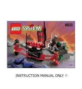 LEGO 6033 - NINJA - Treasure Transport - INSTRUCTION MANUAL ONLY - Picture 1 of 1
