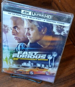 Fast and the Furious Steelbook (4K+Blu-ray)-PROTECTIVE SLEEVE-Free Box S&H!