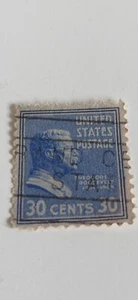 SELLO DE 30 CENTAVOS / DE " ROOSEVELT " / DE USA - 1938 / L - 24 - Imagen 1 de 2